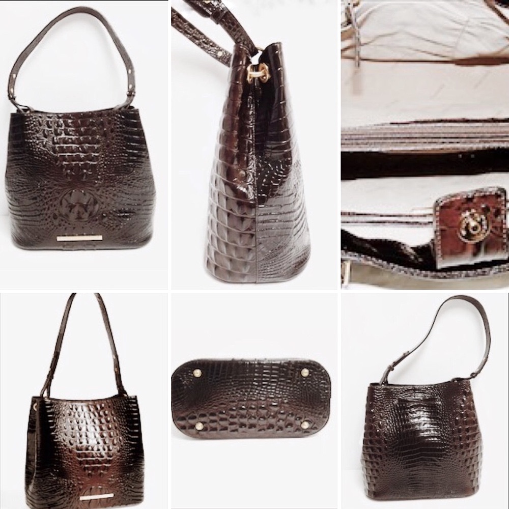 Brahmin Camden "Croco Bucket Bag"